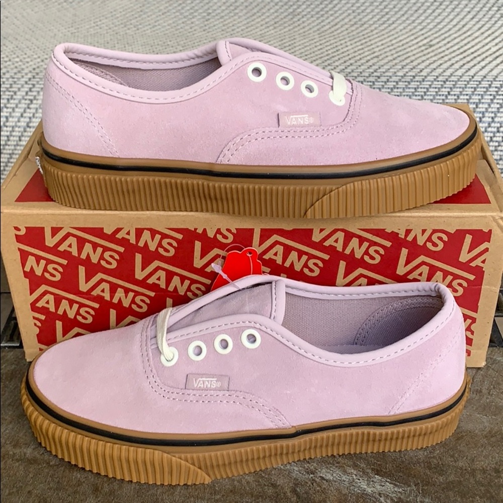 VANS AUTHENTIC SUEDE VIOLET ICE/EMBOSS WMNS - Picture 1 of 16